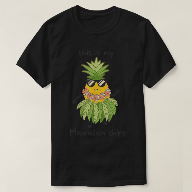 T-shirt C'est mon séjour d'été hawaïen (Design devant)
