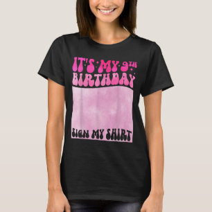 T-shirt C'est mon signe d'anniversaire 9 ans Ma chemise Fi