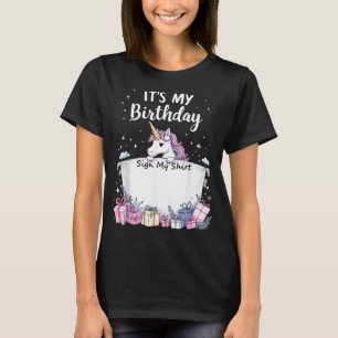 T-shirt C'est mon signe d'anniversaire Ma chemise Nouveaut