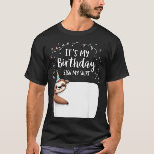 T-shirt C'est mon signe d'anniversaire Ma chemise Nouveaut