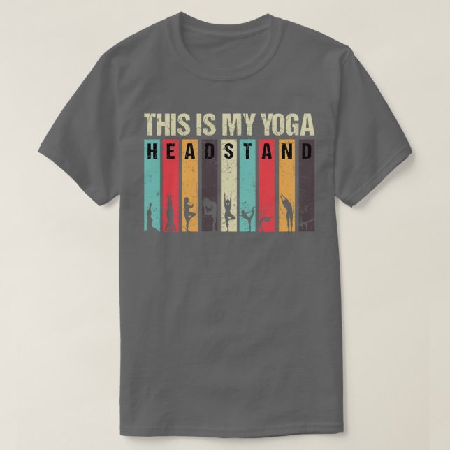 T-shirt C'est mon stand de yoga 27 (Design devant)