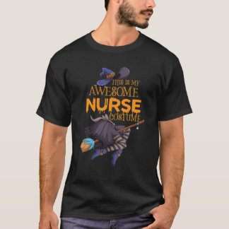 T-shirt C'Est Mon Super Costume Infirmière Halloween Match