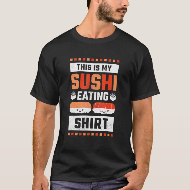 T-shirt C'Est Mon Sushi Qui Mange (Devant)