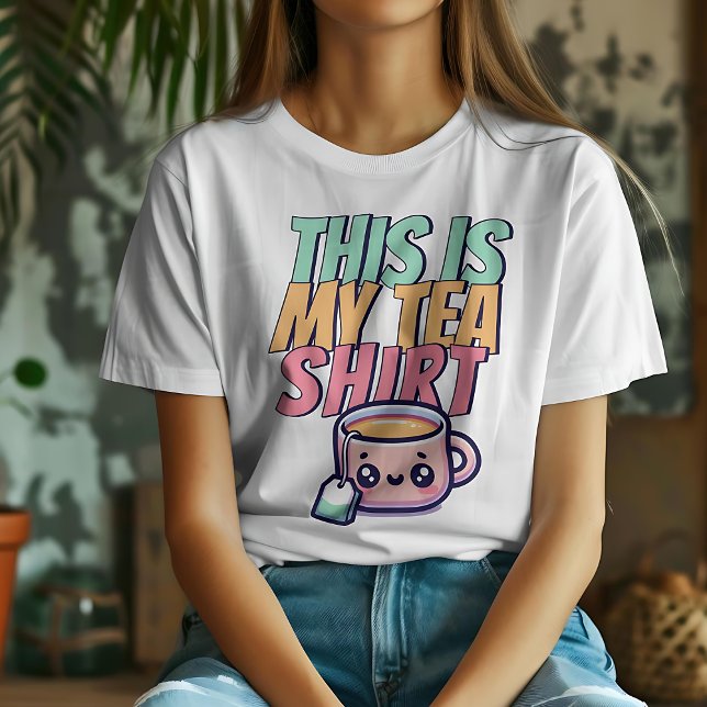 T-shirt C'est mon Tea Shirt mignon cadeau drôle pour Tea L (This is my Tea Shirt Cute Funny Gift for Tea Lover)