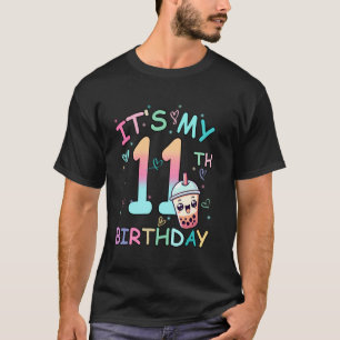 T-shirt C'est mon thé aux bulles Bubble Boba pour mon 11èm