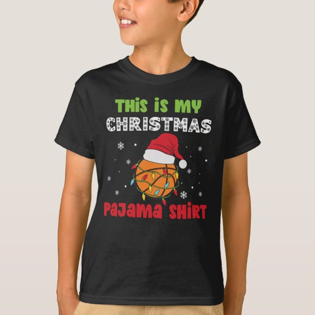 T-shirt C'Est Mon Thème De Pyjama Chemise De Noël (Devant)