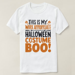 T-shirt C'Est Mon Travail Costume Halloween Approprié Boo