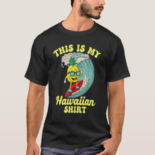 T-shirt C'Est Mon Vacances D'Été Hawaïen Tiki