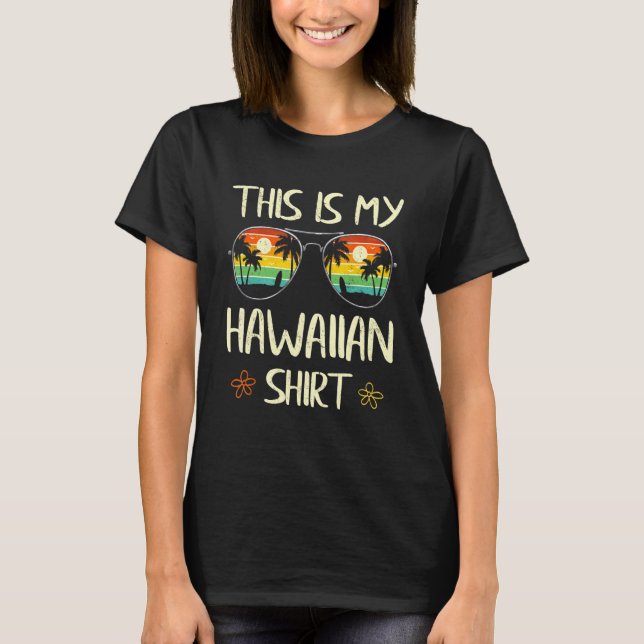 T-shirt C'Est Mon Vacat De Plage Hawaïen Luau Aloha Hawaii (Devant)