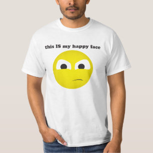 T-shirt C'est mon visage heureux