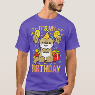T-shirt C'est My 13th Birthday Otter