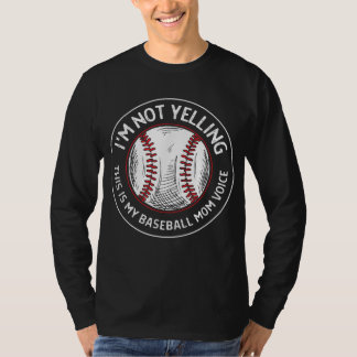 T-shirt C'est My Baseball Mom Voice - Women's Baseball M