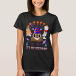 T-shirt C'est My Birthday Poop Emoji Funny<br><div class="desc">C'est My Birthday Poop Emoji Funny</div>