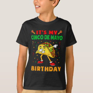 T-shirt C'est My Cinco De Mayo Anniversaire Funny Taco Par