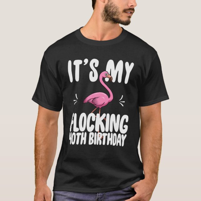 T-shirt C'est My Flocking 40th Birthday Shirt Funny Pink F (Devant)