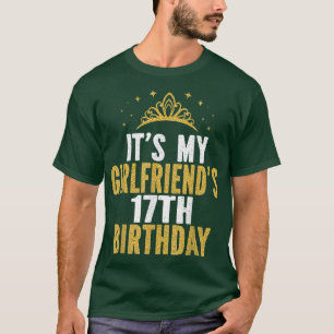 T-shirt C'est My Girlfriends 17e anniversaire 17 ans fille