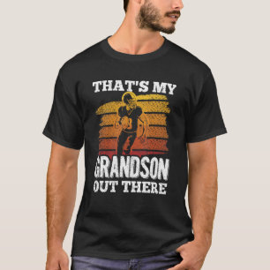T-shirt C'est My Grandson Out There American Football Hob