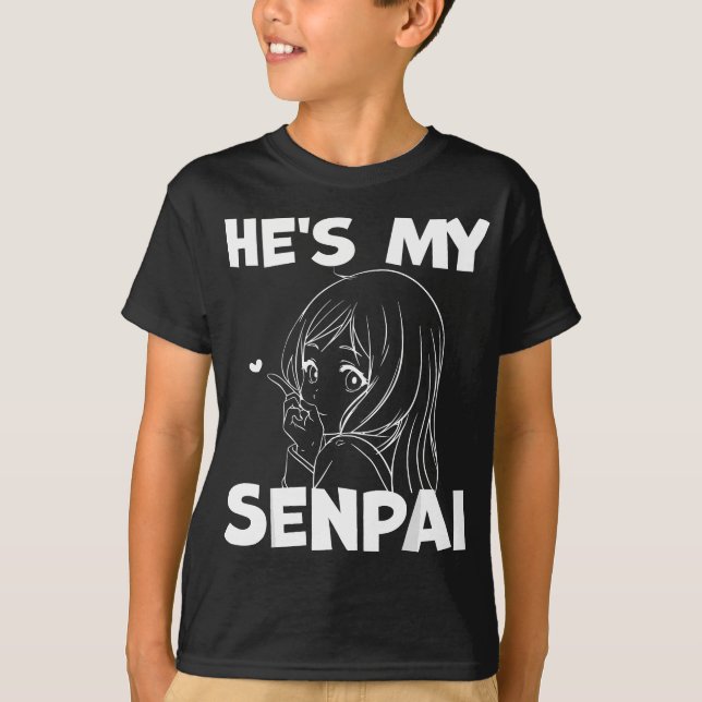 T-shirt C'est My Senpai Funny Anime Matching Couple Girlfr (Devant)