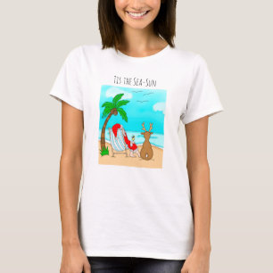 T-shirt C'est Noël Sea-Sun Snowbird