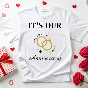 T-shirt C'est notre Anniversaire Vibes Couple Mariage Cade
