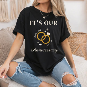 T-shirt C'est notre Anniversaire Vibes Couple Mariage Cade