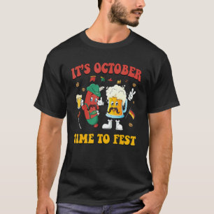 T-shirt C'est octobre, c'est l'heure de la fête Prost biè