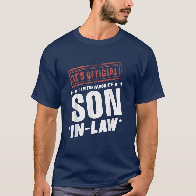 T-shirt C'est officiel Je suis le Fils Préféré dans Law Re (Devant)