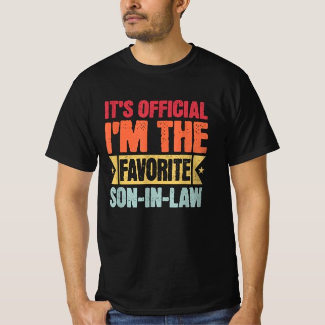T-shirt C'est officiel Je suis le Fils Préféré dans Law Re (Devant)