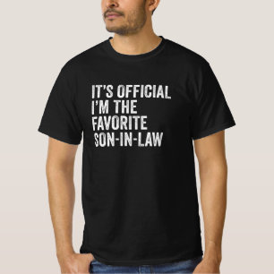 T-shirt C'est officiel Je suis le Fils Préféré de la Lo