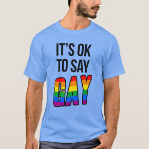 T-shirt C'est ok de dire gay