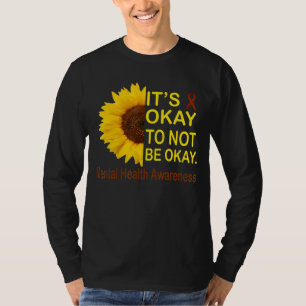 T-shirt C'Est Ok De Ne Pas Être D'Accord Sunflower Santé M