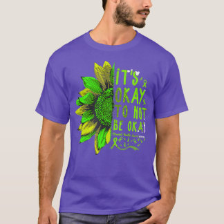 T-shirt C'Est Ok De Ne Pas Être D'Accord Sunflower Santé M