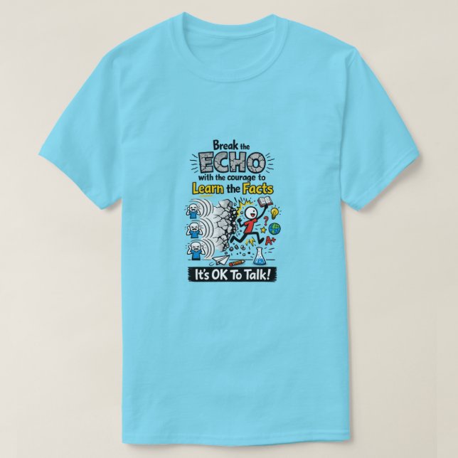 T-shirt C'est OK de Parler (15) (Design devant)