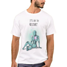 C'est OK de Redémarrer Cyber Aesthetic Homme t-shi