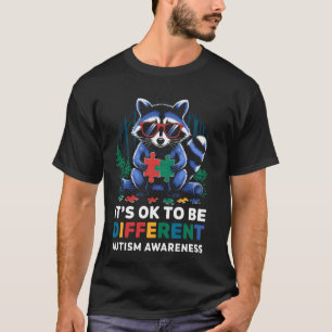 T-shirt C'est OK d'être différent Autism Awareness Cool