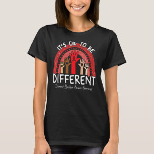 T-shirt C'est OK d'être différent Diamond Blackfan Anemia 