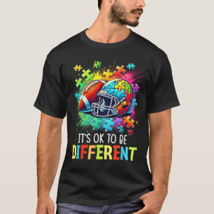 T-shirt C'est Ok D'être Différent Football Sensibilisation