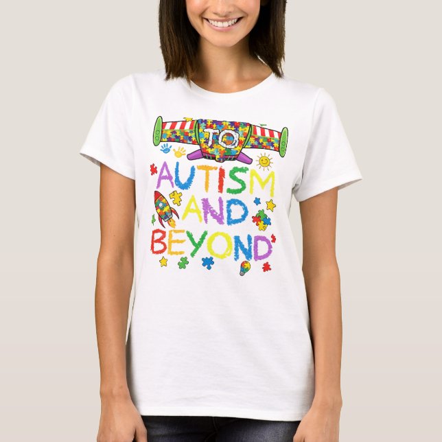 T-shirt C'est Ok d'être différent - Sensibilisation à l'au (Devant)