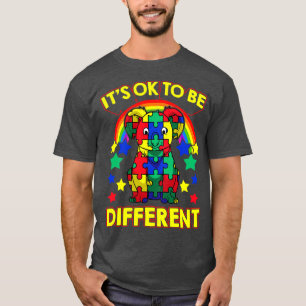 T-shirt C'Est OK D'Être Différent Sensibilisation sur l'au