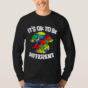 T-shirt C'Est Ok D'Être Différente Sensibilisation sur l'a