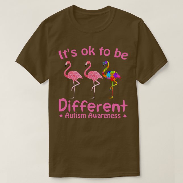 T-shirt C'Est Ok D'Être Une Sensibilisation sur l'autisme  (Design devant)