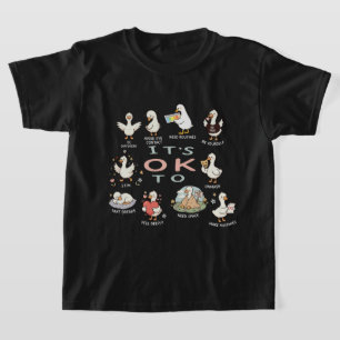 T-shirt C'est Ok Pour Être Différent Autisme Oie , Neurodi