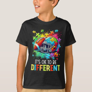 T-shirt C'est Ok Pour Être Différent Football Sensibilisat