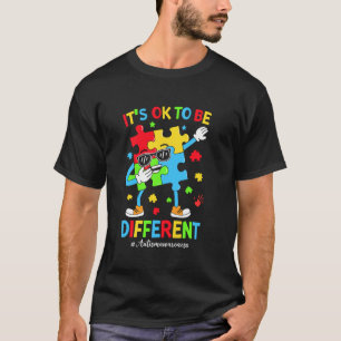 T-shirt C'est Ok Pour Être Différent Jour De Sensibilisati