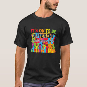 T-shirt C'est Ok Pour Être Différent Puzzle À Main Sensibi
