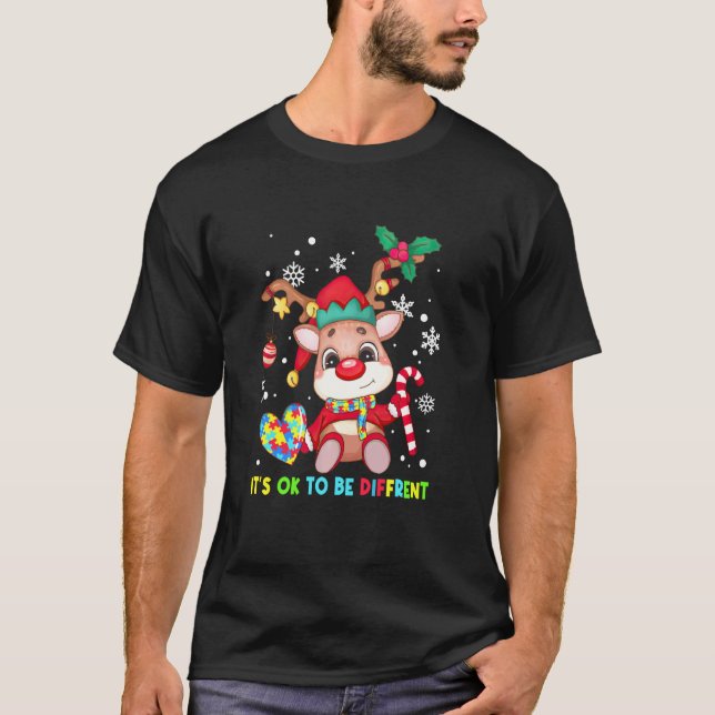 T-shirt C'est Ok Pour Être Différent Rennes Sensibilisatio (Devant)