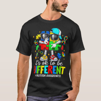 T-shirt C'est Ok Pour Être Différent Six Sept 6 7 Autisme