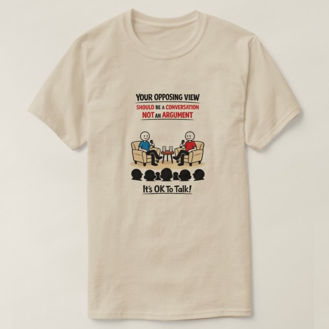 T-shirt C'est OK Pour Parler (13) (Design devant)