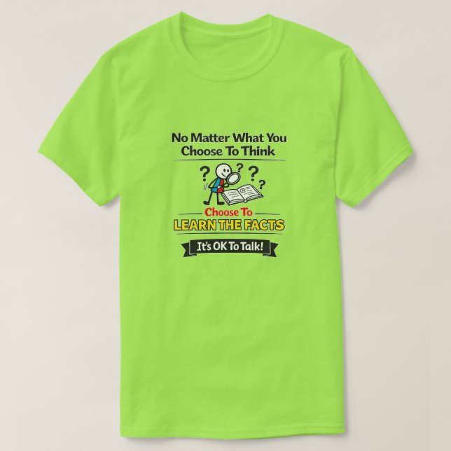 T-shirt C'est OK Pour Parler (14) (Design devant)