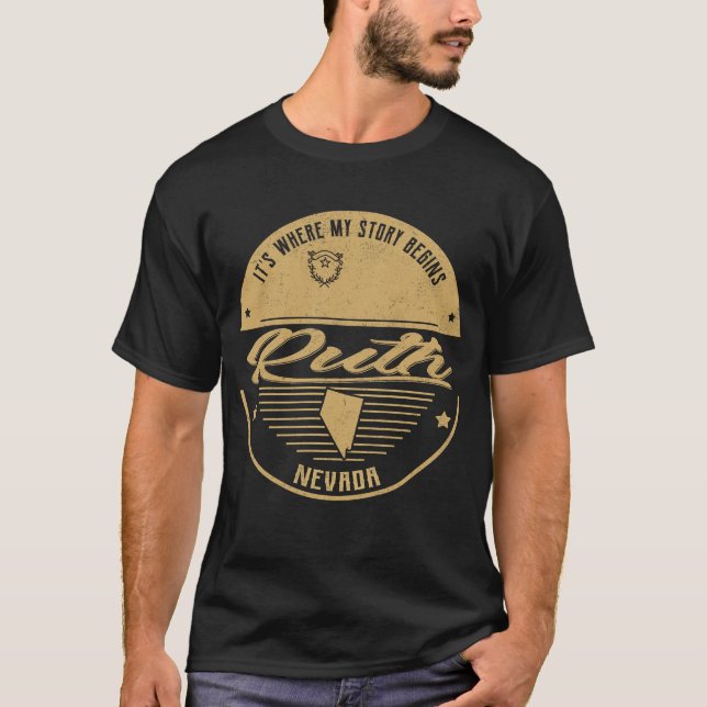 T-shirt C'est où mon histoire commence à Ruth Nevada (Devant)